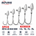 MARIS Jig Series – Crank Jig Head Hook 5pcs (3.5g–35g)