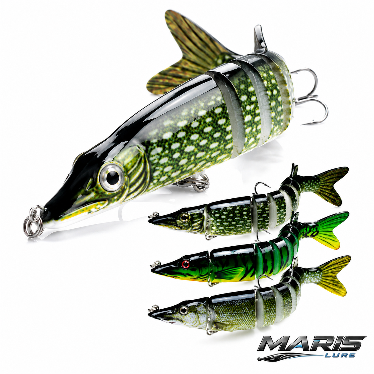 MARIS Pike Series – Multi-Jointed Swimbait Slow Sinking