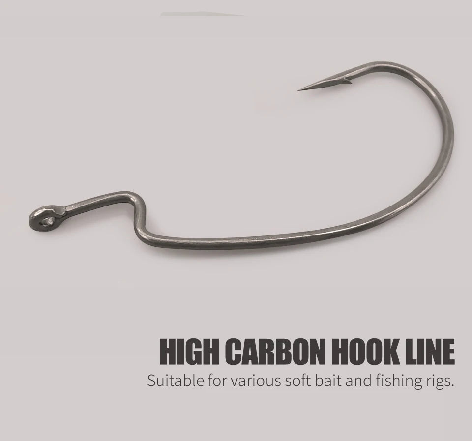 MARIS Terminal Series – PTFE Offset Worm Hook (Texas Rig / Drop Shot)