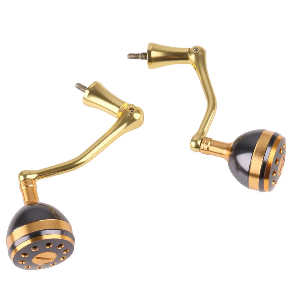 DEUKIO Aluminum Alloy Spinning Reel Replacement Handle, Rose Gold