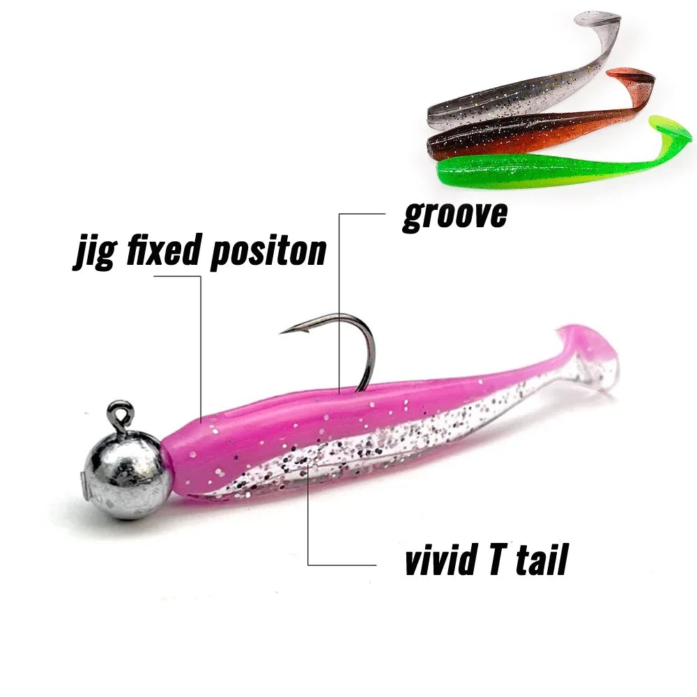 MARIS Jig Series – Soft Lure Kit 14pcs (5.5/7/10cm)