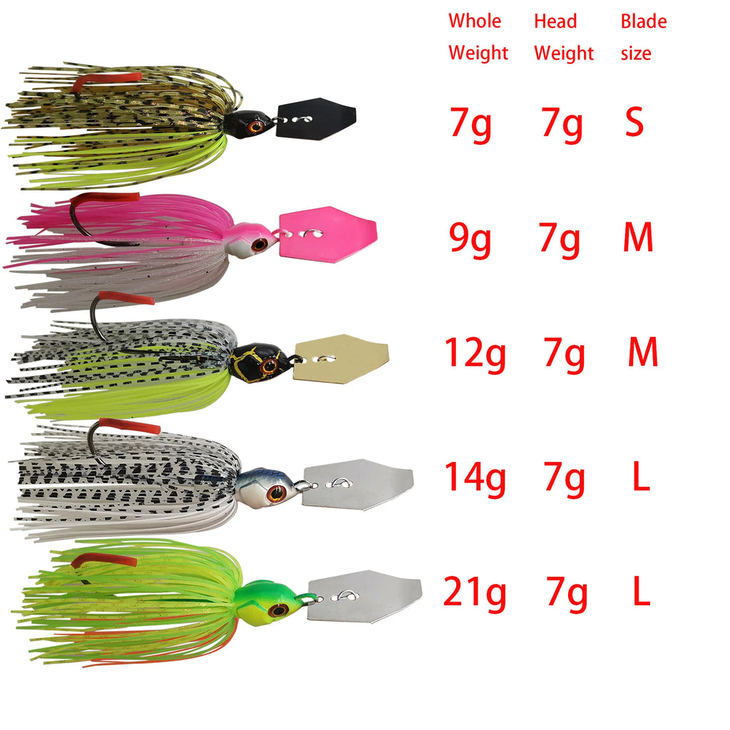 MARIS Vibration Series – Chatterbait Spinnerbait 7g–21g