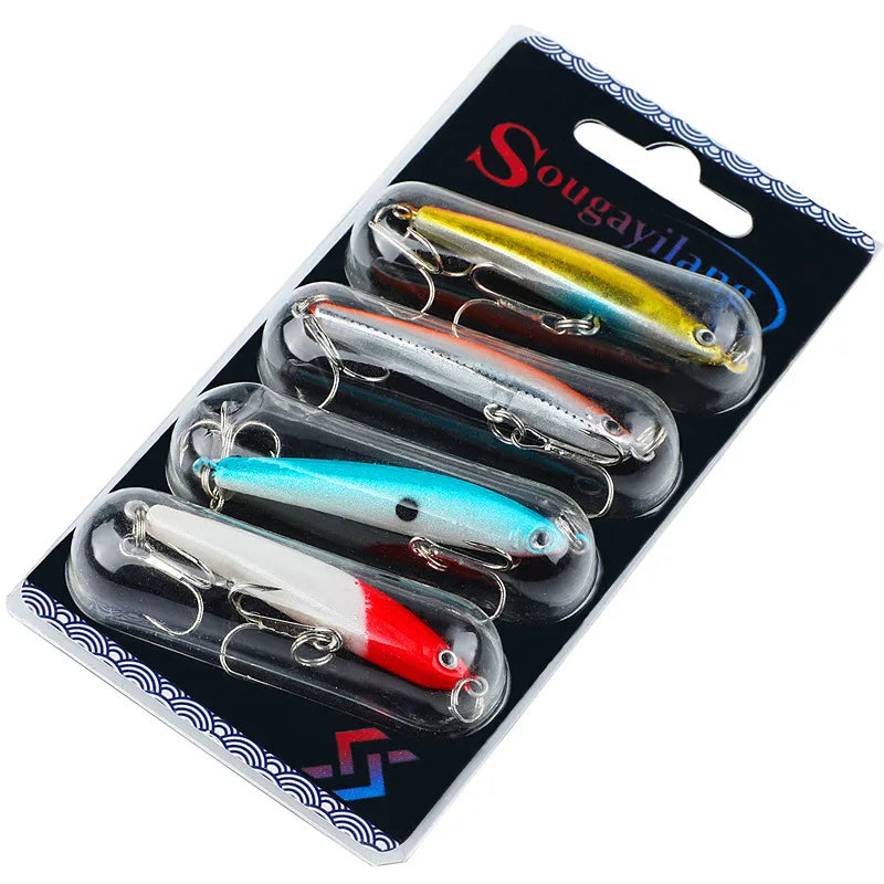 MARIS Lure Set – 4PCS Wobbler Crankbait (Bass / Carp / Sea)