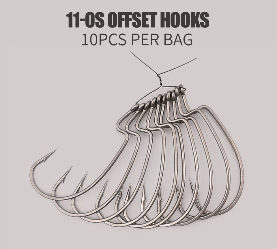 MARIS Terminal Series – PTFE Offset Worm Hook (Texas Rig / Drop Shot)
