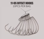 MARIS Terminal Series – PTFE Offset Worm Hook (Texas Rig / Drop Shot)