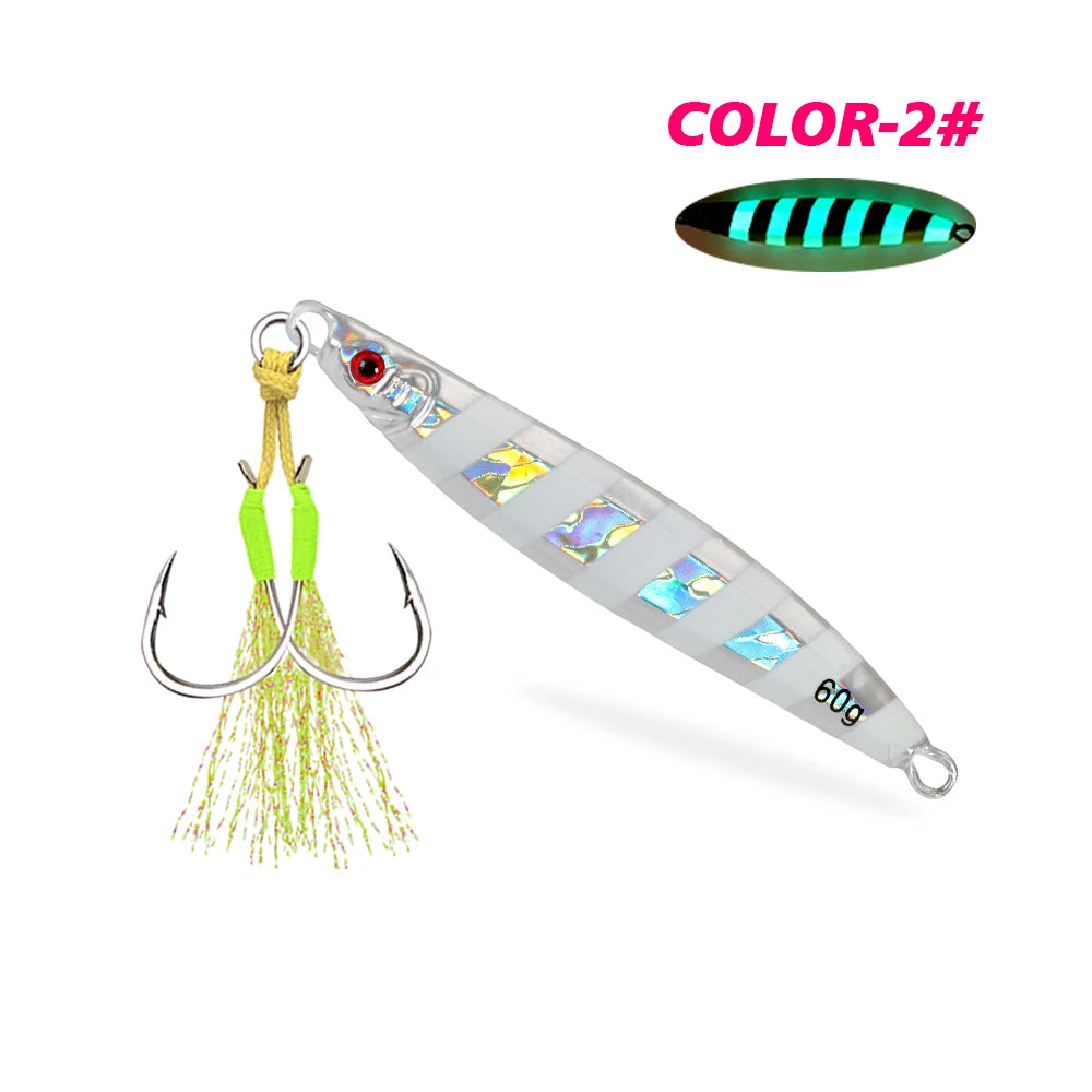MARIS Jig Series – Luminous Sinking Lure 30/40/60/80/100g
