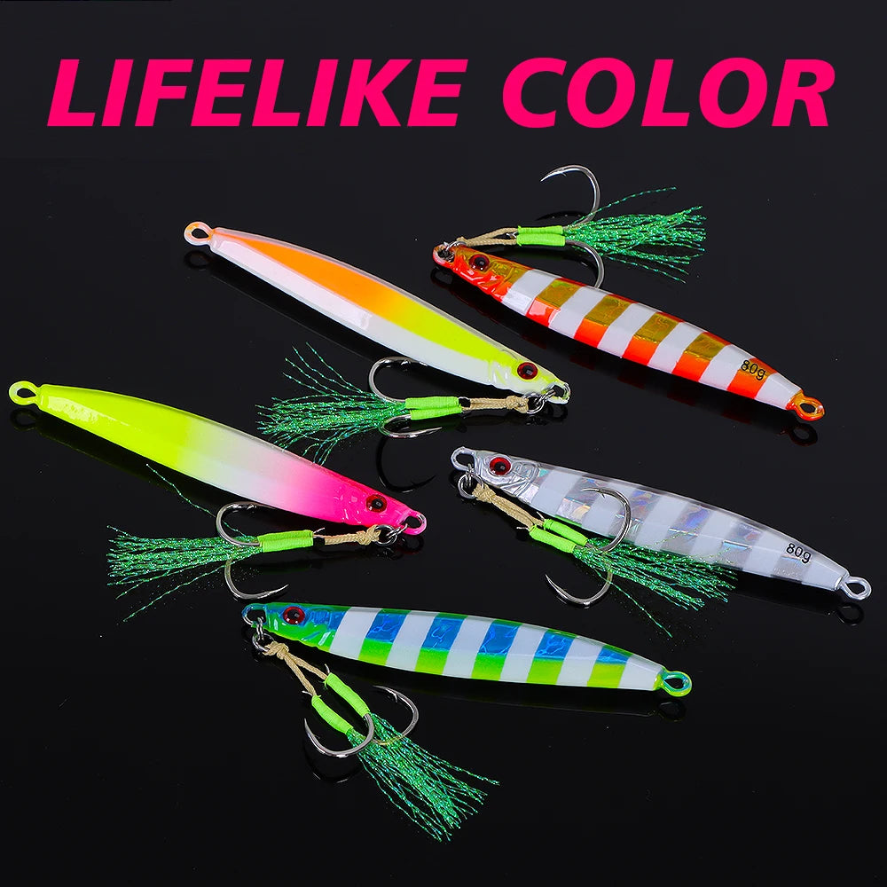 MARIS Jig Series – Luminous Sinking Lure 30/40/60/80/100g