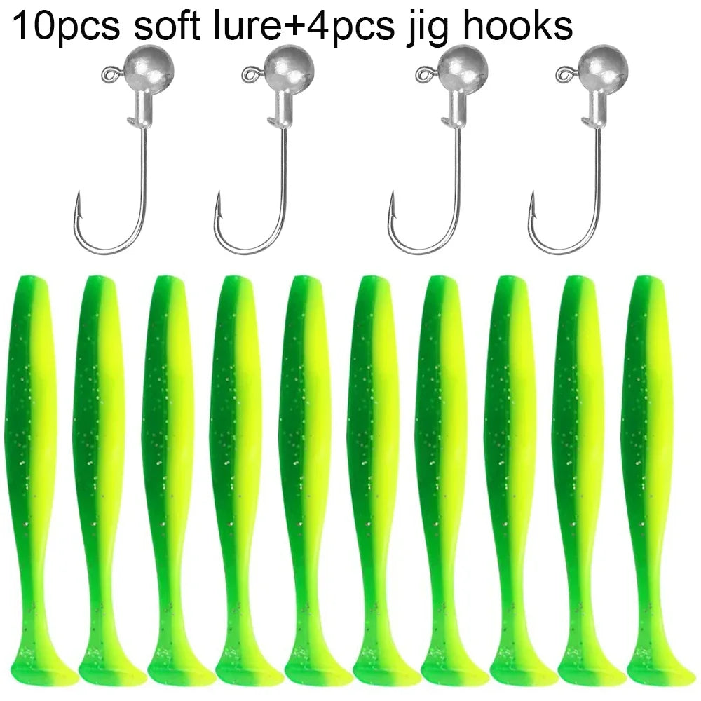 MARIS Jig Series – Soft Lure Kit 14pcs (5.5/7/10cm)