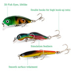 MARIS Lure Set – 4PCS Wobbler Crankbait (Bass / Carp / Sea)