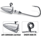 MARIS Jig Series – Crank Jig Head Hook 5pcs (3.5g–35g)