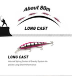 Testar 110mm 36g Heavy Sinking Minnow Bait UV Long Casting Sinking Jerkbait 110S Artificial Japan Laser Bait Pesca Fishing Lures