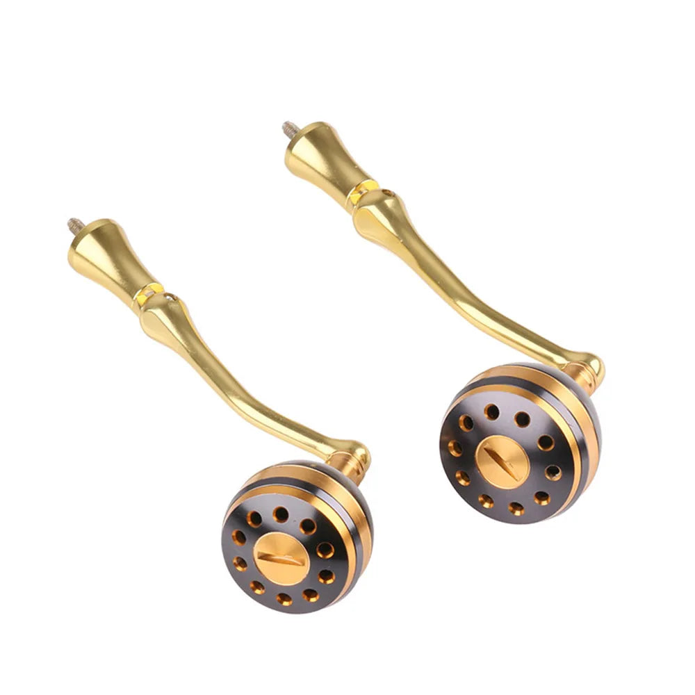 DEUKIO Aluminum Alloy Spinning Reel Replacement Handle, Rose Gold