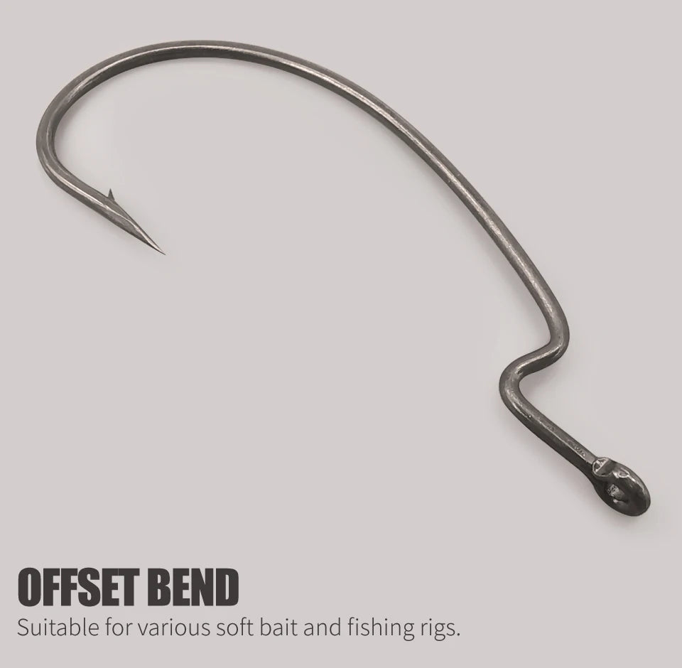 MARIS Terminal Series – PTFE Offset Worm Hook (Texas Rig / Drop Shot)