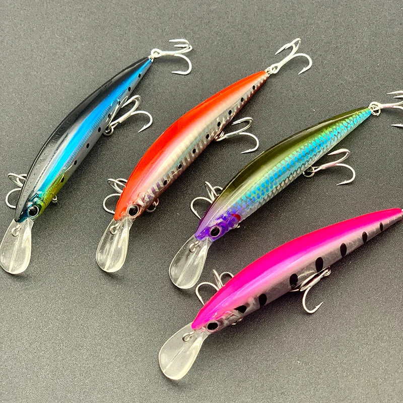 Testar 110mm 36g Heavy Sinking Minnow Bait UV Long Casting Sinking Jerkbait 110S Artificial Japan Laser Bait Pesca Fishing Lures