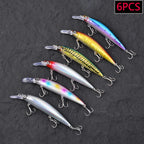 MARIS Minnow Series – Jerkbait Sinking 13cm 37g (6pcs Mix)