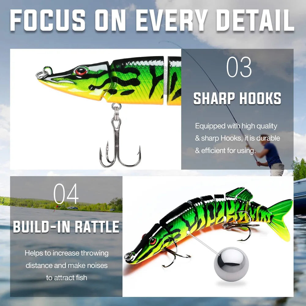 MARIS Pike Series – Multi-Jointed Swimbait Slow Sinking