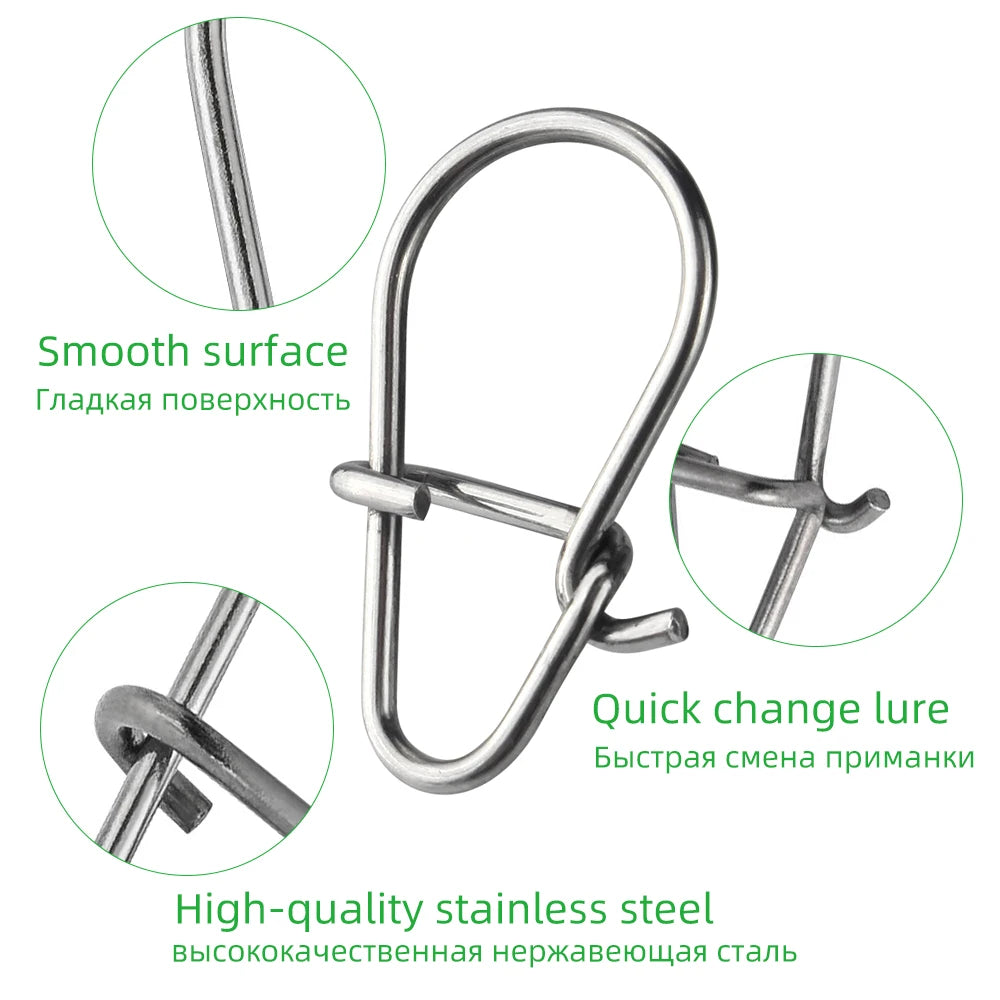 MARIS Terminal Series – Stainless Steel Snap Pins 100 Pcs (Size 00–3)