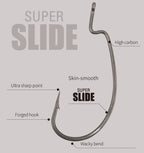 MARIS Terminal Series – PTFE Offset Worm Hook (Texas Rig / Drop Shot)