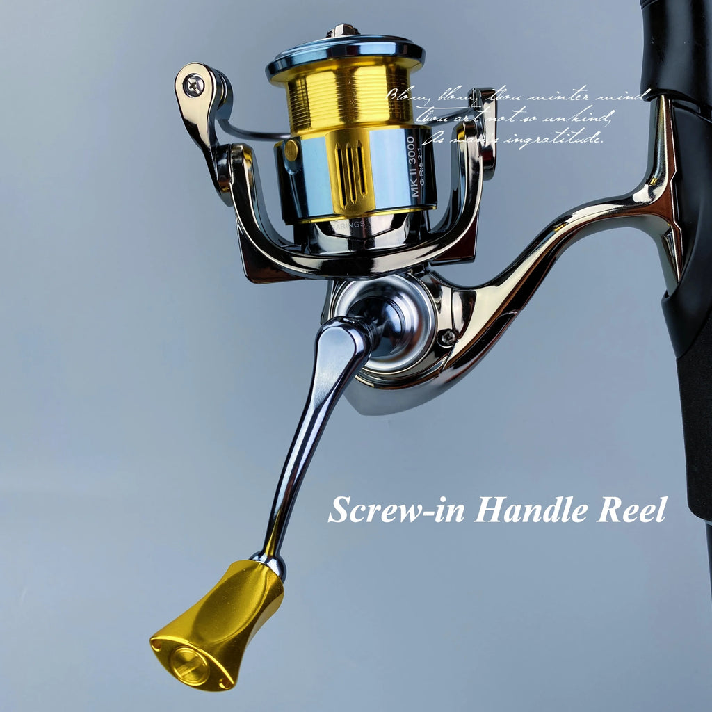 YINYU MKII Spinning Fishing Reel, 1000–4000 Series, 5.2:1