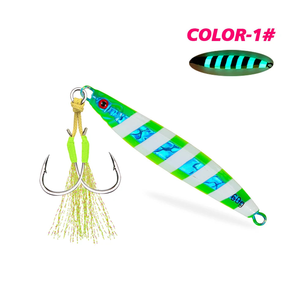 MARIS Jig Series – Luminous Sinking Lure 30/40/60/80/100g