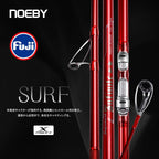 NOEBY Infinite Surf 397BX/428BX Surf Casting Rod, 3-Piece Carbon, 100–260g