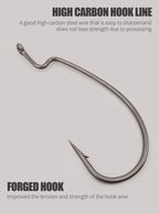 MARIS Terminal Series – PTFE Offset Worm Hook (Texas Rig / Drop Shot)