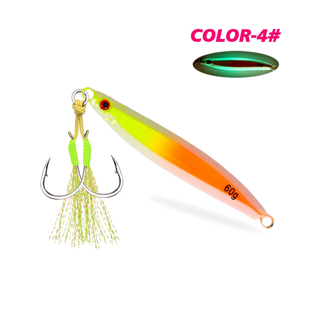 MARIS Jig Series – Luminous Sinking Lure 30/40/60/80/100g