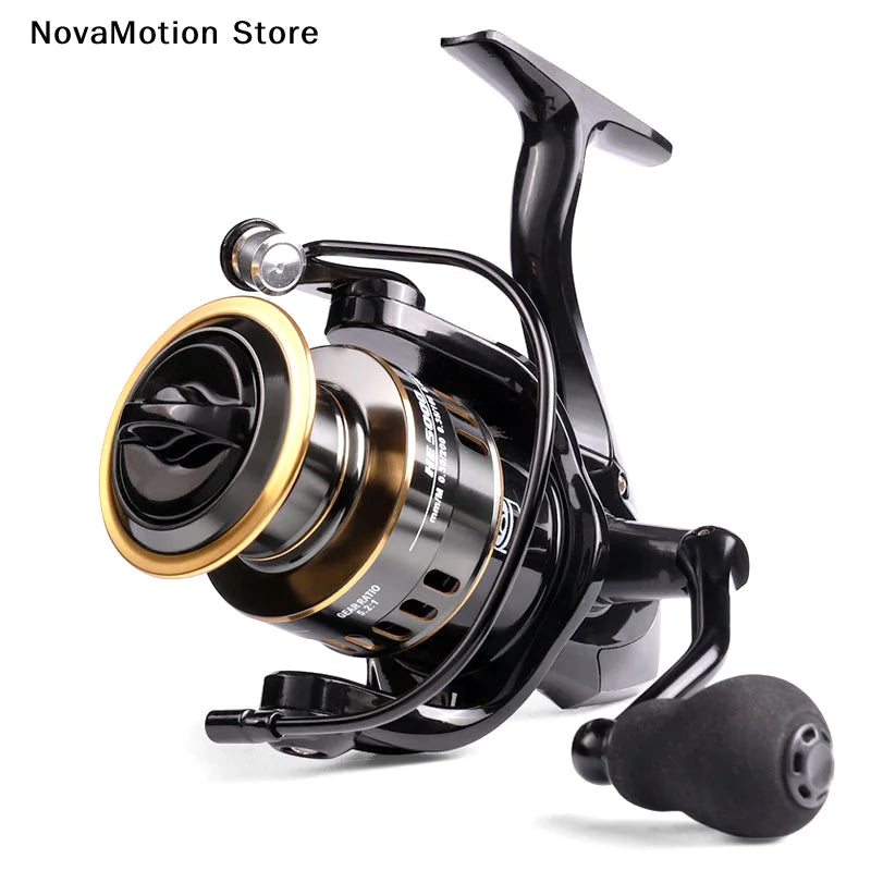 HE Series Metal Spinning Fishing Reel, 500–7000 Sizes