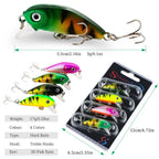 MARIS Lure Set – 4PCS Wobbler Crankbait (Bass / Carp / Sea)