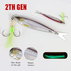 MARIS Jig Series – 3D Printed Metal Jig 20g–130g (Luminous)