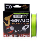 DAIWA J-BRAID Expedition X8 Braided PE Fishing Line, 150m/300m