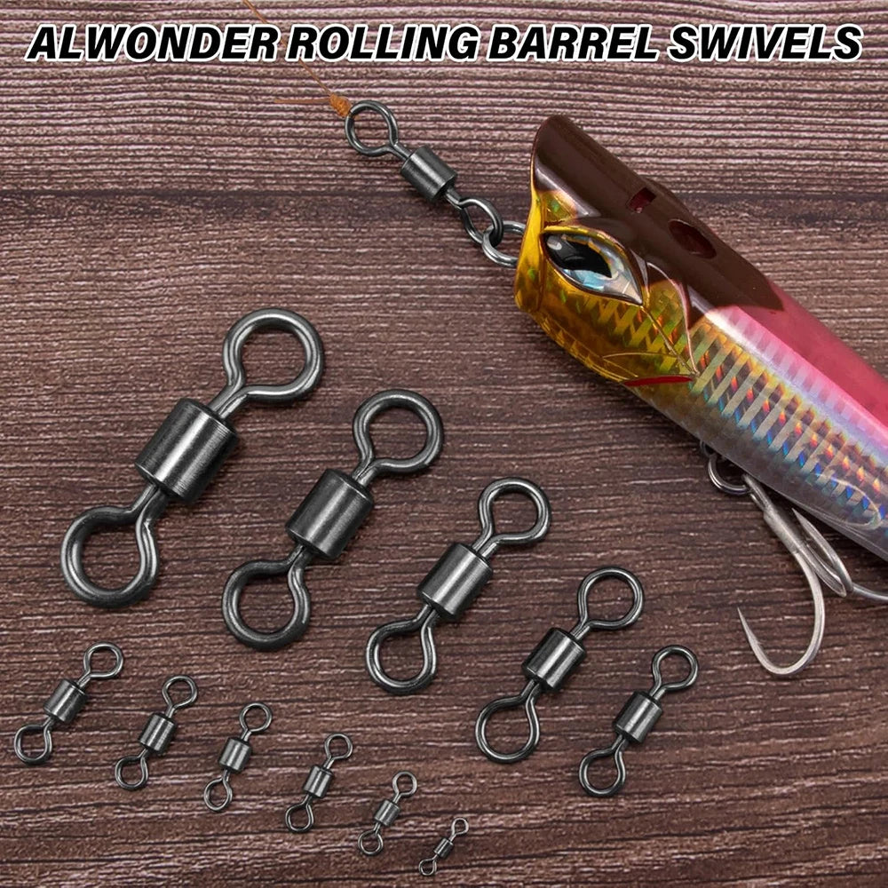 MARIS Terminal Series – Rolling Barrel Swivel 50 Pcs (Size 1–14)