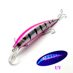Testar 110mm 36g Heavy Sinking Minnow Bait UV Long Casting Sinking Jerkbait 110S Artificial Japan Laser Bait Pesca Fishing Lures