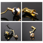 DEUKIO Aluminum Alloy Spinning Reel Replacement Handle, Rose Gold