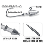 MARIS Jig Series – Crank Jig Head Hook 5pcs (3.5g–35g)