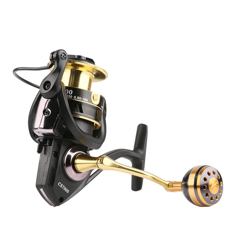 DEUKIO Aluminum Alloy Spinning Reel Replacement Handle, Rose Gold