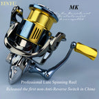 YINYU MKII Spinning Fishing Reel, 1000–4000 Series, 5.2:1
