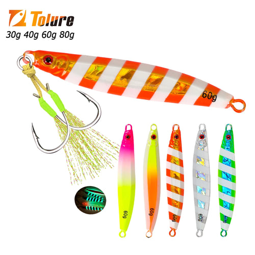 MARIS Jig Series – Luminous Sinking Lure 30/40/60/80/100g