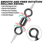 MARIS Terminal Series – Rolling Barrel Swivel 50 Pcs (Size 1–14)
