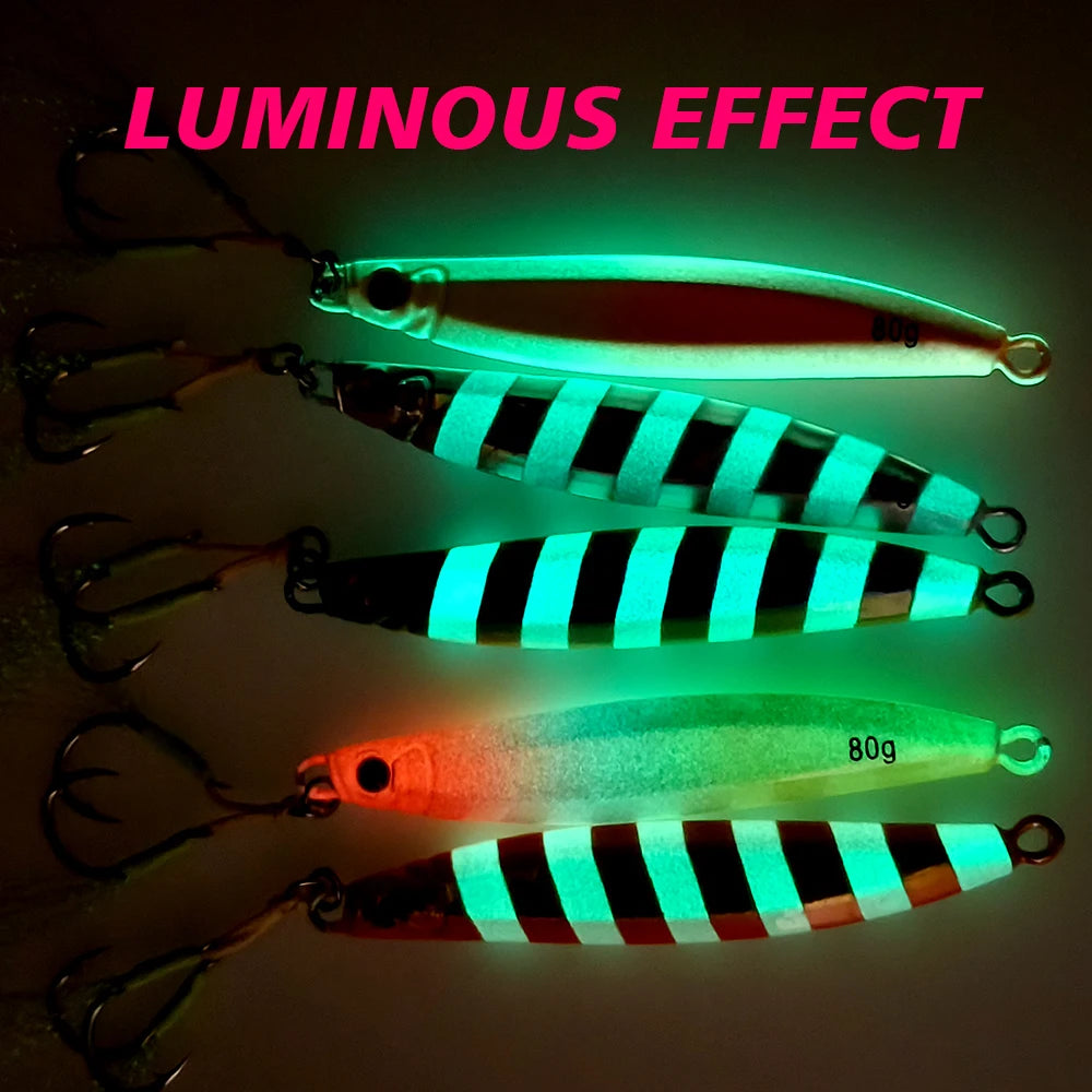 MARIS Jig Series – Luminous Sinking Lure 30/40/60/80/100g