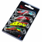 MARIS Lure Set – 4PCS Wobbler Crankbait (Bass / Carp / Sea)
