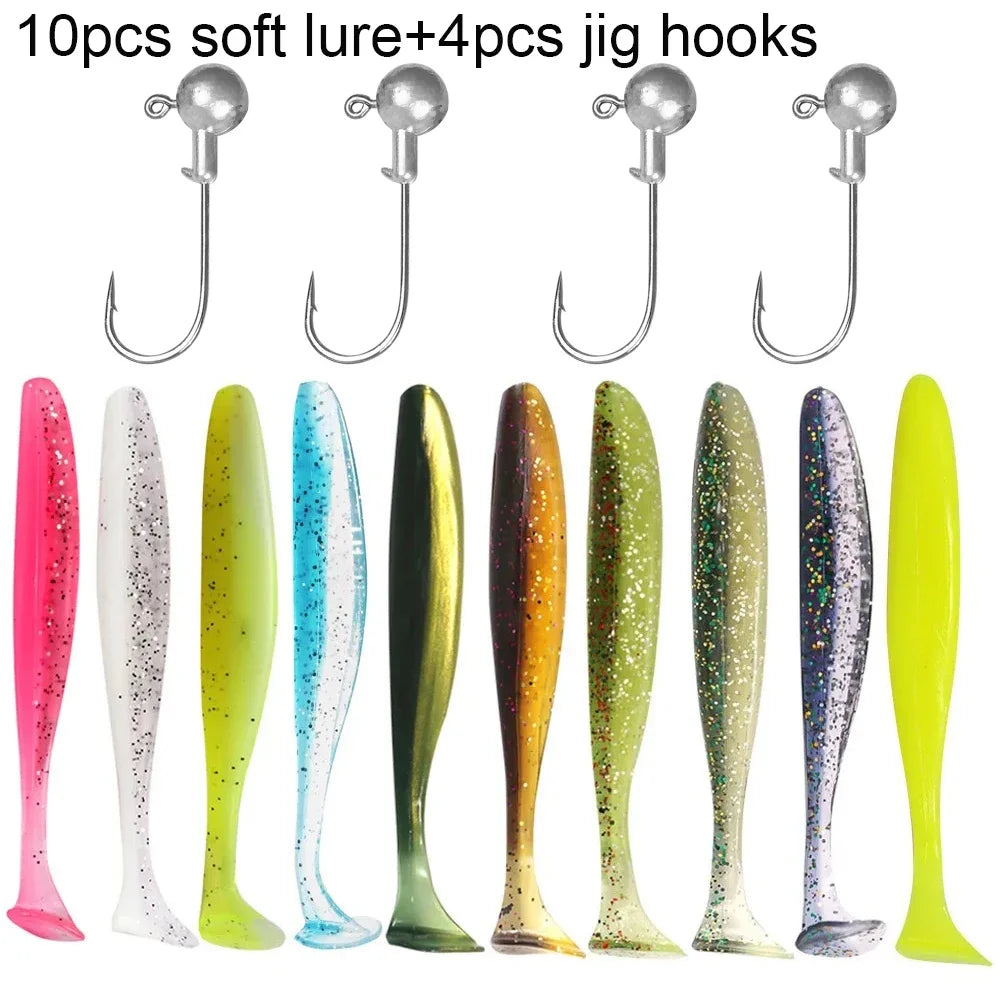 MARIS Jig Series – Soft Lure Kit 14pcs (5.5/7/10cm)