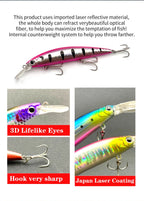 Testar 110mm 36g Heavy Sinking Minnow Bait UV Long Casting Sinking Jerkbait 110S Artificial Japan Laser Bait Pesca Fishing Lures