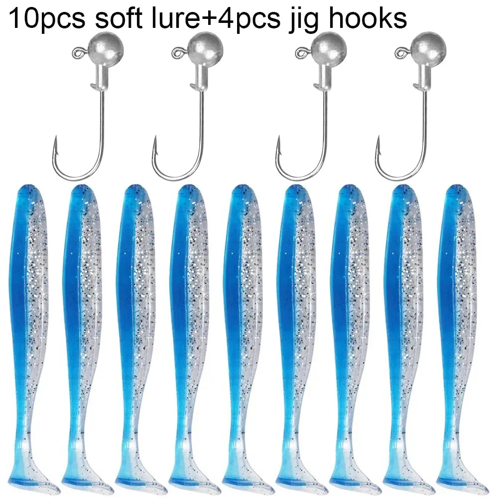 MARIS Jig Series – Soft Lure Kit 14pcs (5.5/7/10cm)