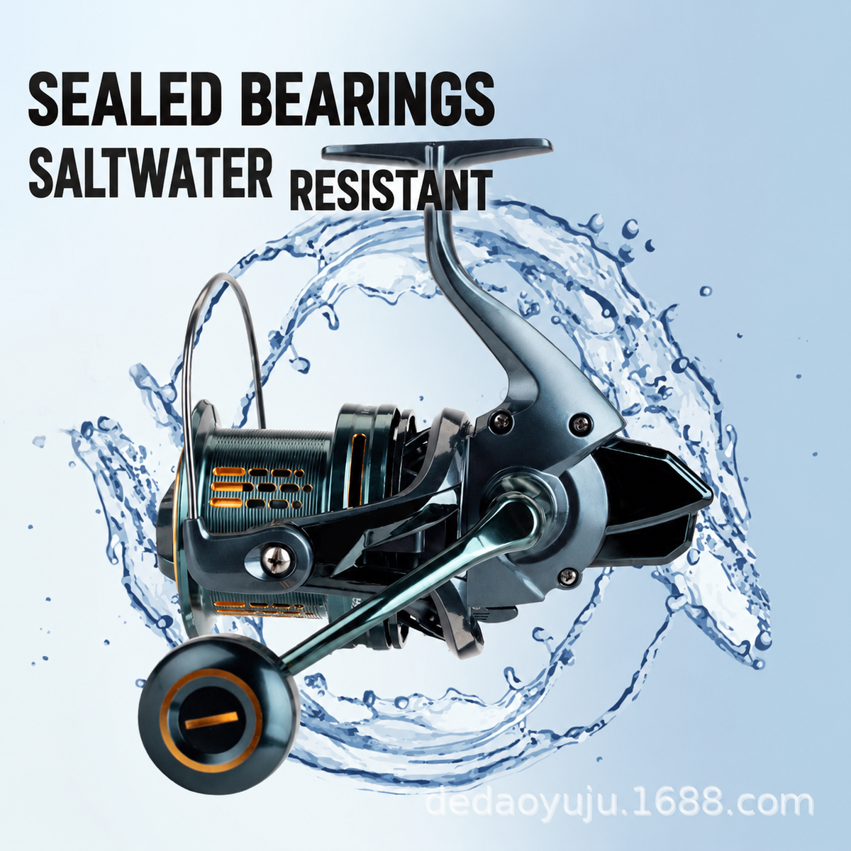 MARIS Reel Series – DG7000–DG12000 Sea Fishing Reel with Metal Foot Stand