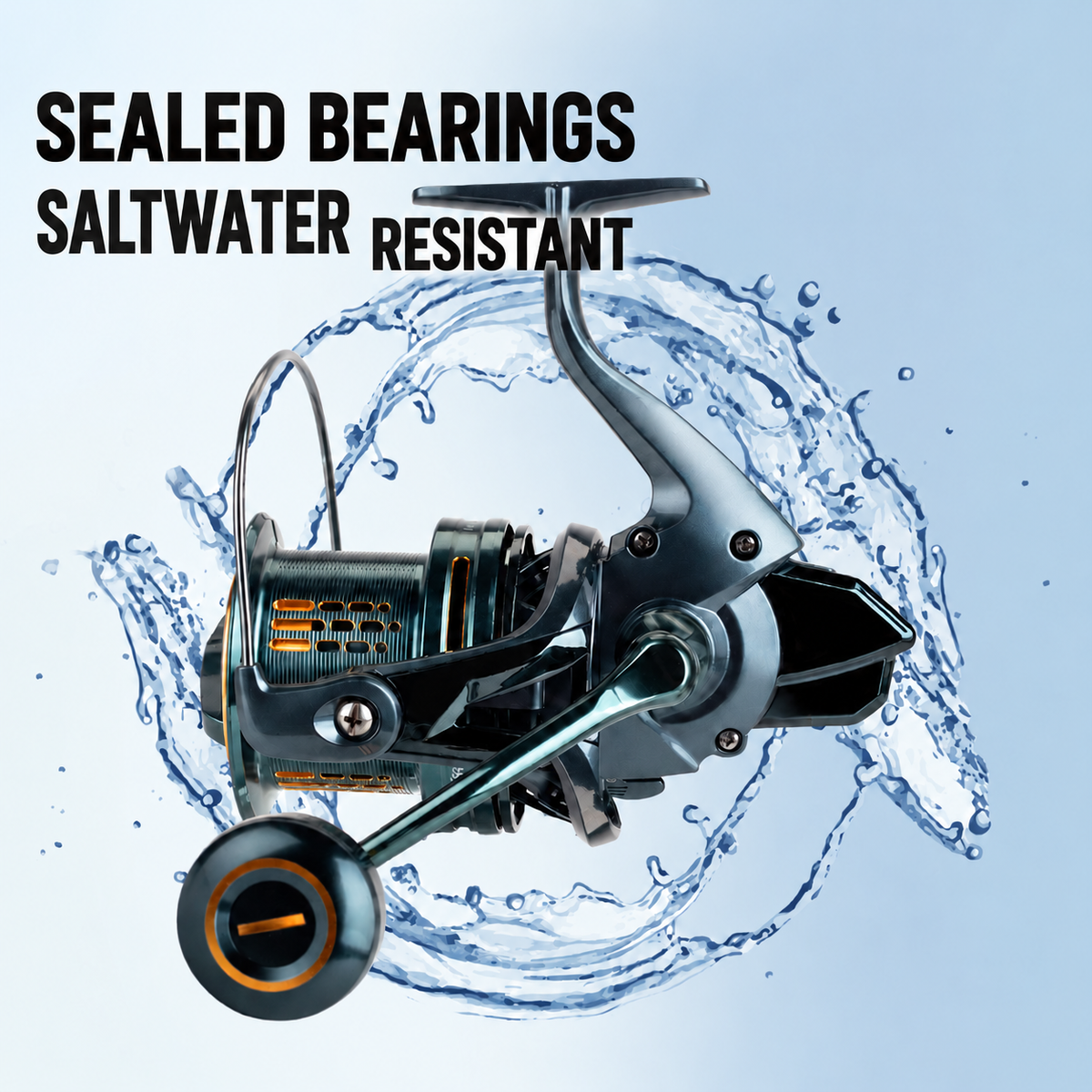 MARIS Reel Series – DG7000–DG12000 Sea Fishing Reel with Metal Foot Stand